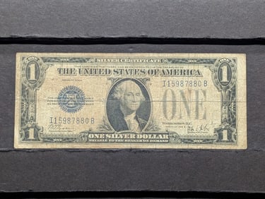 1928-B One Dollar Silver Certificate