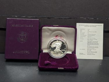 1987-S American Silver Eagle  .999 Fine Silver One Troy Oz.  2nd Year