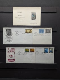 (5) World Stamps 1st Day of Issue