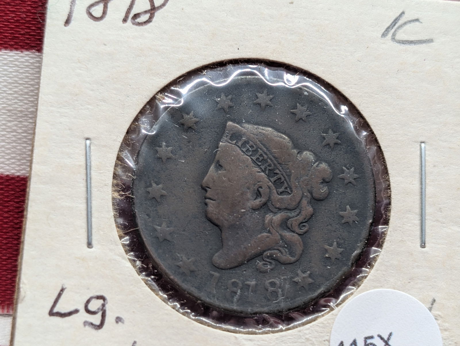 1818 U.S. Coronet Head Large Cent (1 of 3)