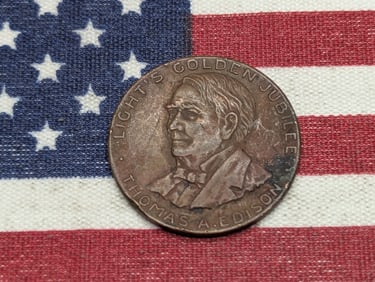 Thomas Edison Token, Lights Golden Jubilee