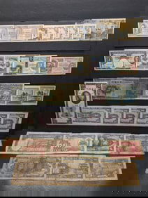 (35) Mixed Dates Asian Currency Notes