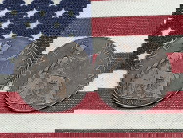 1910 & 1912 Great Britain Large Pennies