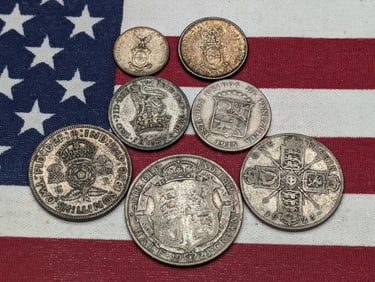(7) World Foreign Silver Coins