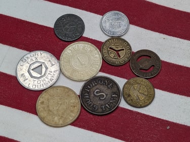 (9) Old Transit Tokens