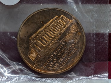Department of the Treasury 1789 U.S. Mint San Francisco CA Token Medal