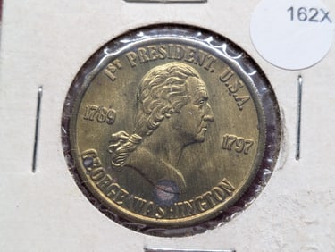 Cumberland Gardens Token - George Washington 1st President