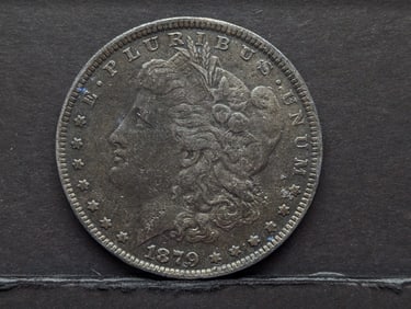 Very Large 1879 Morgan Dollar Replica Medallion