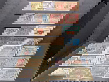 (24) Assorted Eastern European Notes World Currency