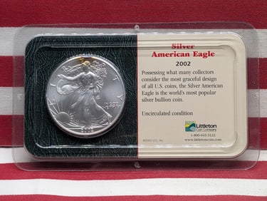 2002 American Silver Eagle UNC By Littleton