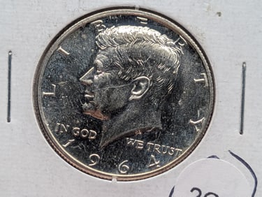 1964-P 90% Silver Kennedy Half Dollar PR