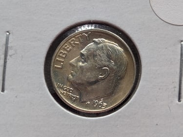 1963-D Roosevelt Dime, UNC