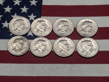 (8) 1979-P Susan B. Anthony Dollars