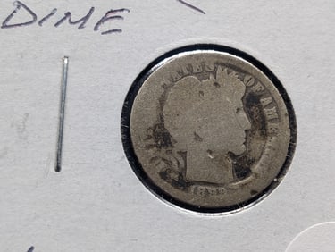 1899 Barber Dime
