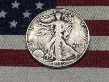 1945 Walking Liberty Half Dollar