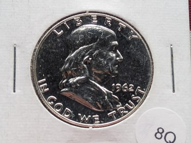 1962 Proof Franklin Half Dollar