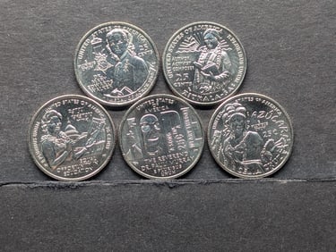 (5) 2024-P Uncirculated Quarters