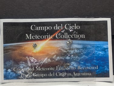 Campo Del Cielo Meteorite Collection, 4 Fragments Recovered in Argentina