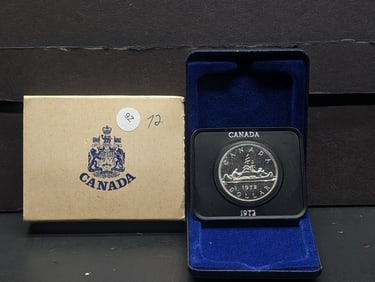 1972 Canada Clad Dollar, books $88 in MS65