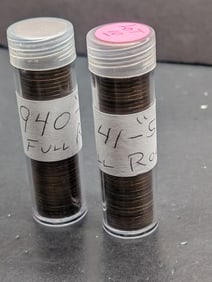 1940-S & 1941-S Lincoln Wheat Cents (50) Each