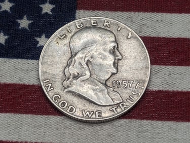1957-D Franklin Half Dollar