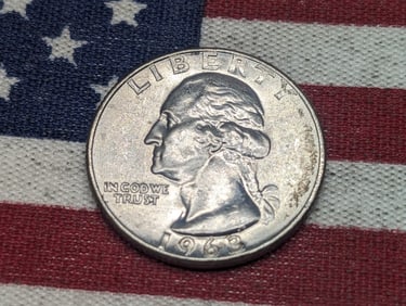 1963-D Silver Washington Quarter