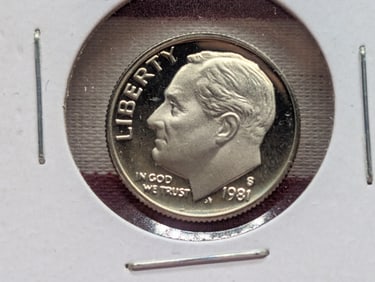 1981-S Clad Roosevelt Dime D/C Proof