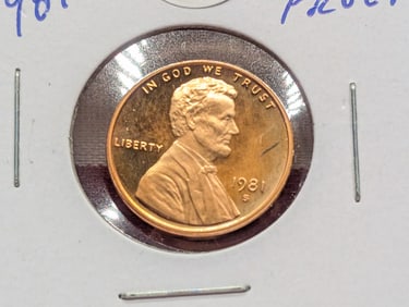 1981-S Lincoln Penny D/C Proof