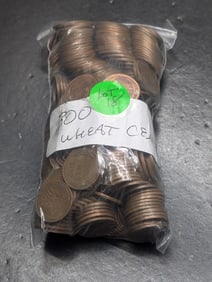 300 Lincoln Wheat Cents, Mixed Dates