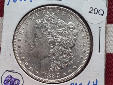 1885-P Silver Morgan Dollar MS