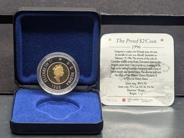 1996 Canadian Two Dollar Coin