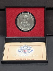 1779 Major Henry Lee One Of America's First Medals, U.S. Mint Reproduction