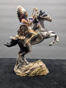 "Strength of the Wolf" from the Warrior?s Quest Sculpture Collection, produced by The Hamilton