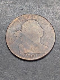 1801 U.S. Great Bust Large Cent, hard to find