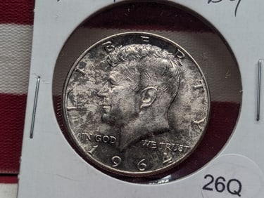1964-P 90% Silver Kennedy Half Dollar BU