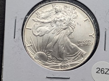 2005-W American Silver Eagle