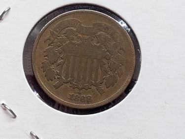 1868 U.S. Two Cents