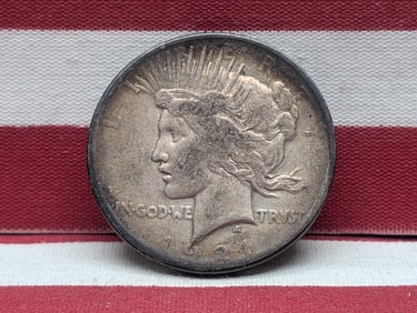 1921 Key Date Peace Dollar  XF