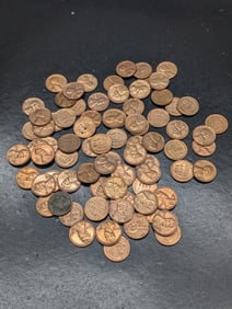 70+, Half Pound, 1950's, Lincoln Wheat Cents