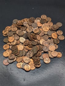 Large Lot of Lincoln Memorial Cents, Mostly 1960's
