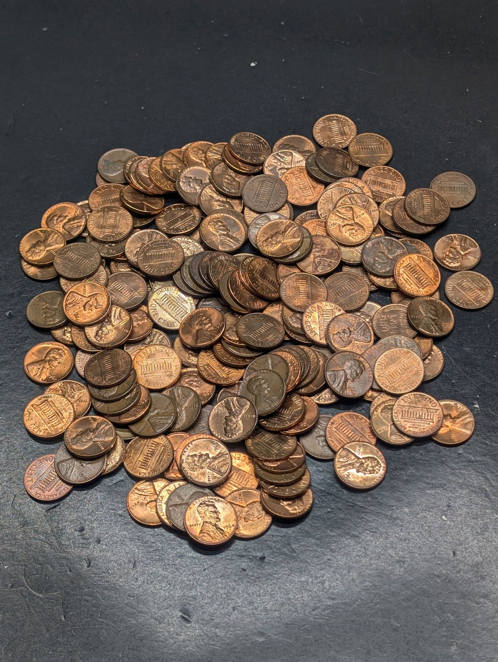 Large Lot of Lincoln Memorial Cents, Mostly 1960's (1 of 6)
