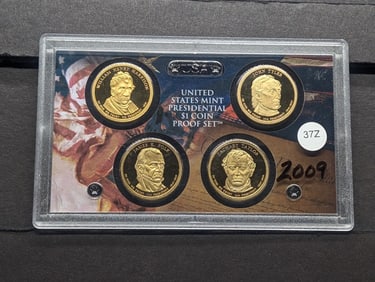 2009-S "Proof" Presidential Dollars set