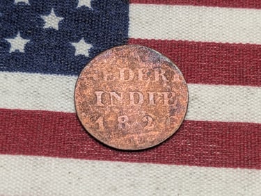 1826 1/4 S Nederland Indie Coin
