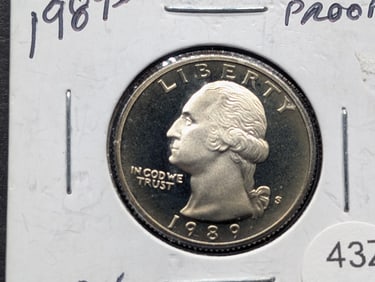 1989-S DC "Proof" Washington Quarter