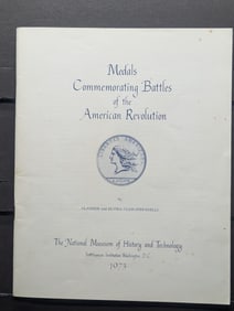 1973 America's First Medals Of The American Revolution Booklet, (No Coins)