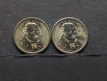 2007 P & D John Adams Presidential coins