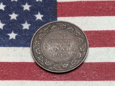 1919 Canada Large Cent, Nice Grade, 106 Years Old