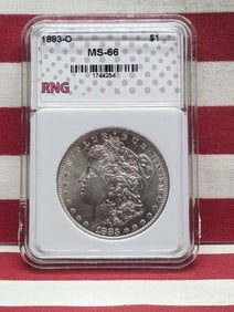 1883-O Morgan Dollar, MS66 by RNG