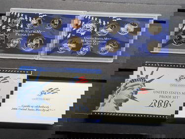 2006 -S  U.S. Mint Proof Set In OGP With COA, Includes State Quarters