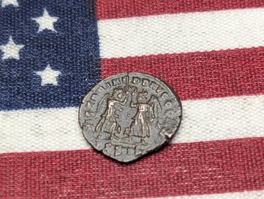 367-375 AD, AU, Incredible Details, Ancient Roman Coin, Over 1,600 years old